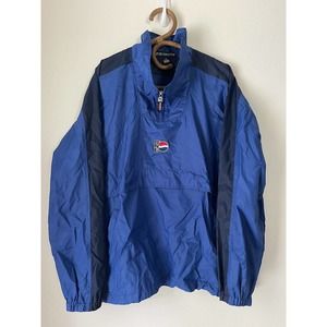 Vintage Pepsi One Sportsmaster XL Blue Lightweight Pullover Jacket Windbreaker
